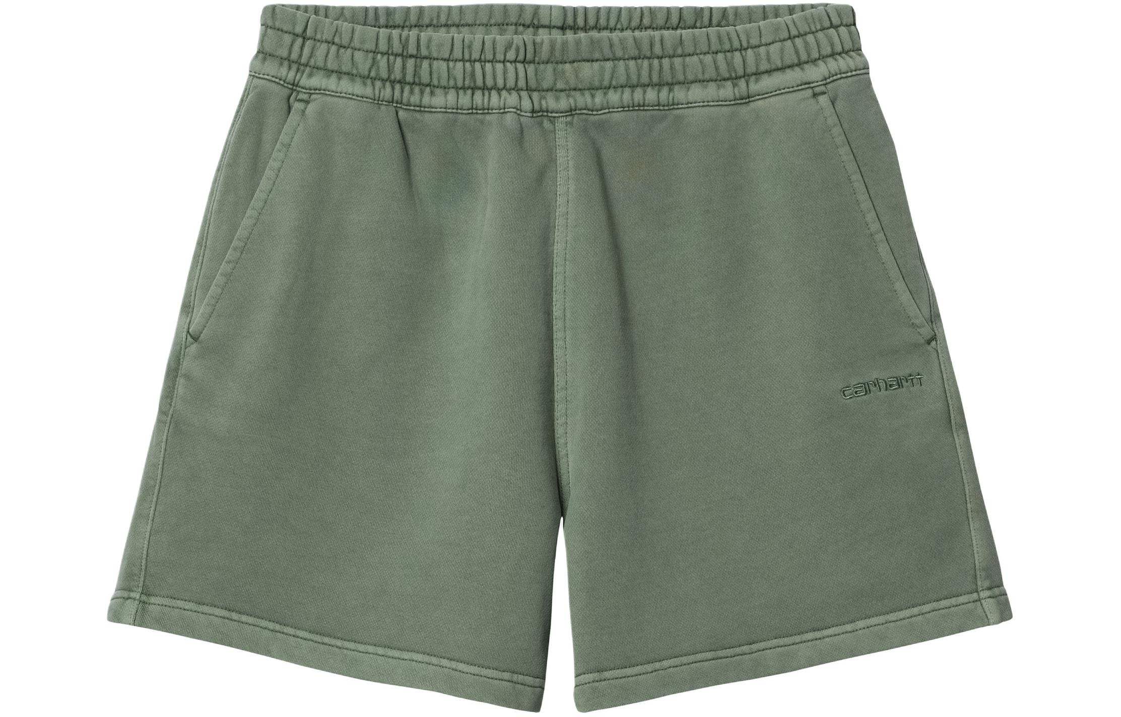Женские шорты Carhartt WIP SS24 W' Duster Script Sweat Short (зеленые)
