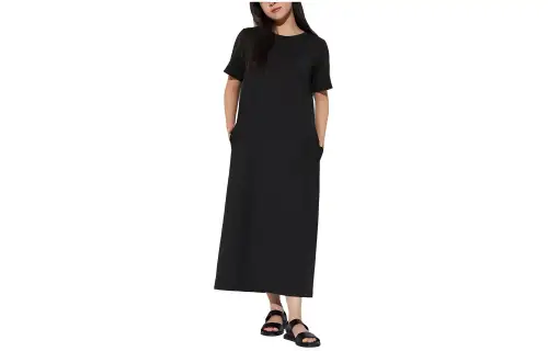 UNIQLO Short Sleeved Dress Women's Black