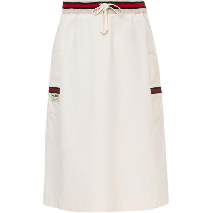 【Previous Season】Web-trimmed skirt