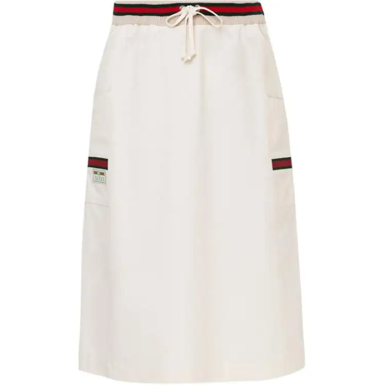 【Previous Season】Web-trimmed skirt