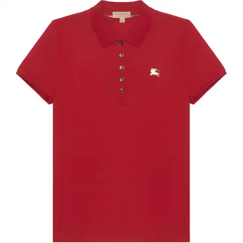 Burberry Short Sleeved Dress Women's Burgundy