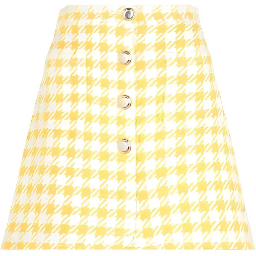 MIU MIU SS22 Casual Short Skirts Women's Yellow