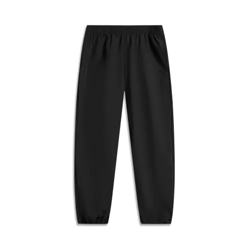 Li Ning Sports Trendy Collection Knitted Sweatpants Women's Black