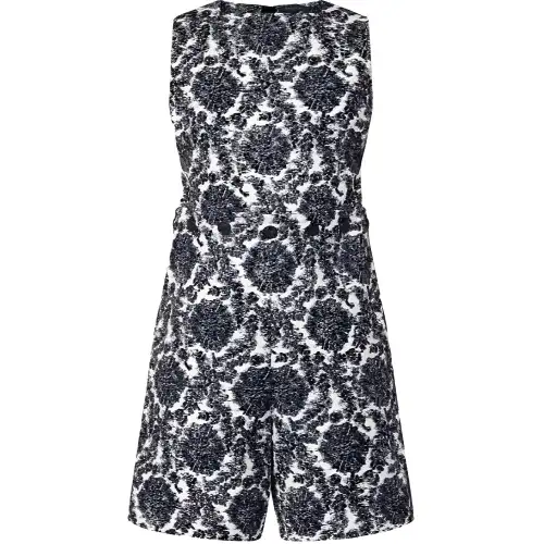 LOUIS VUITTON Sequin Flower Print Playsuit