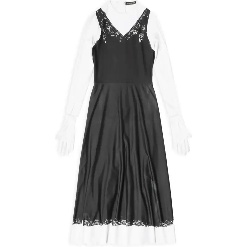 【Previous Season】Trompe L'oeil Slip midi dress