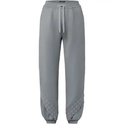 LOUIS VUITTON Monogram Accent Knit Jogging Pants