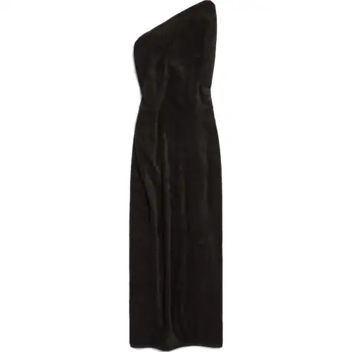 Balenciaga Sleeveless Dress Loose Fit Women's Black