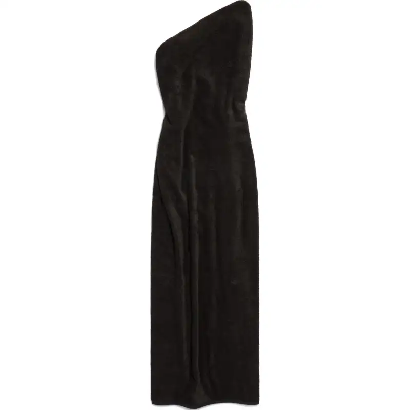 Balenciaga Sleeveless Dress Loose Fit Women's Black