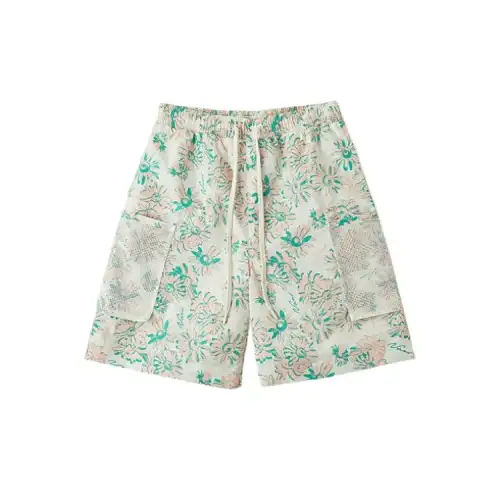 Vans Casual Shorts Women's Beige Multicolor