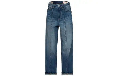 EVISU Jeans Women's Blue Moderate Wide Leg Pants