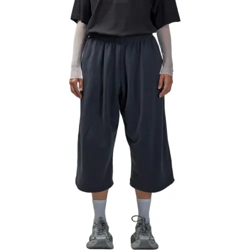 Balenciaga Knitted Sweatpants Loose Fit Women's Black