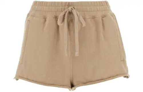 MIU MIU Garment dyed Cotton Fleece Shorts