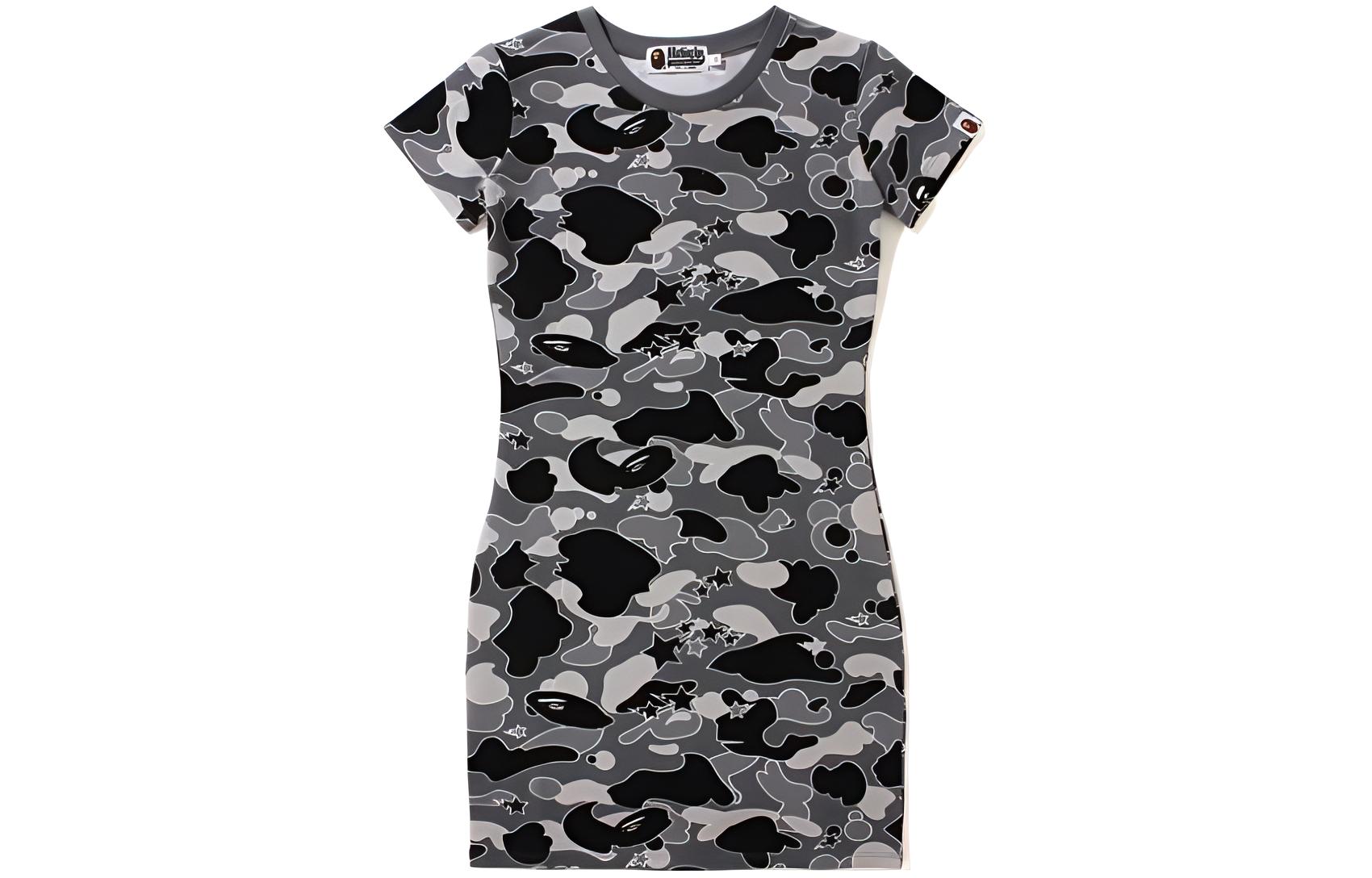 Женское платье A BATHING APE BAPE (камуфляжное)