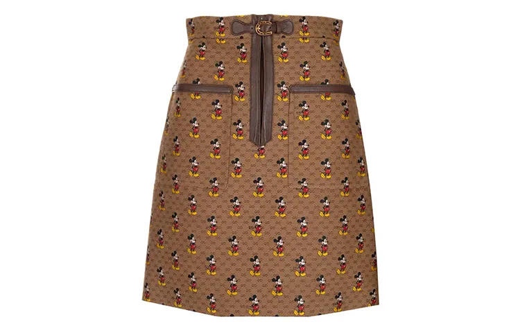 【Previous Season】x Disney Mickey monochrome skirt