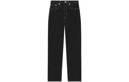 【Previous Season】logo-patch straight-leg jeans