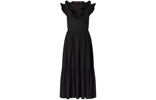 LOUIS VUITTON Ruffle Detail Dress