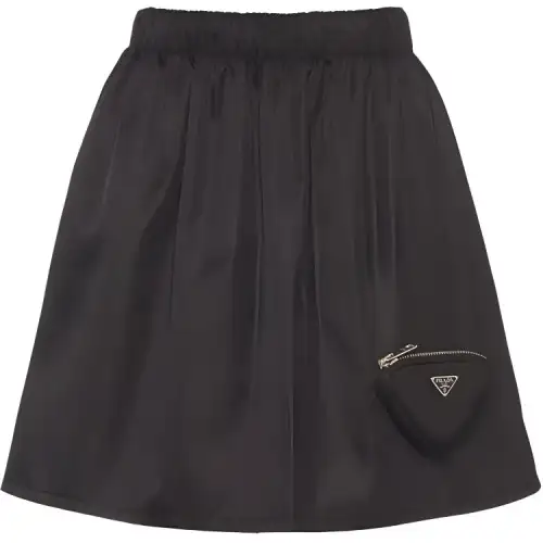 PRADA SS21 Short Skirt Women's Black