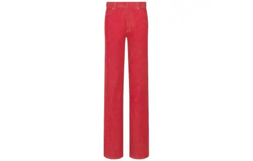 DIOR Jeans Women's Red Moderate Other