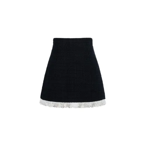MIU MIU Casual Short Skirts Women's Black