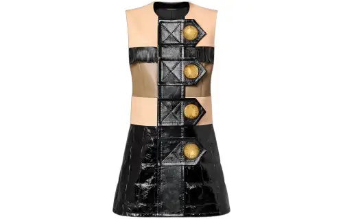 LOUIS VUITTON Sleeveless Dress Women's Black
