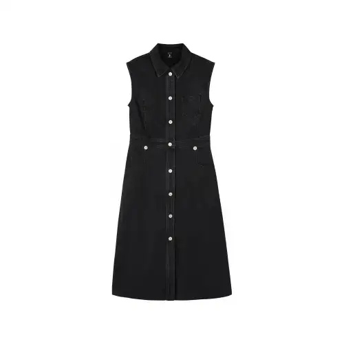 Skechers SS24 Sleeveless Dress Women's Forged Iron Gray