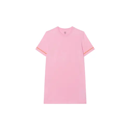 HERMES Short Sleeved Dress Women's Pink
