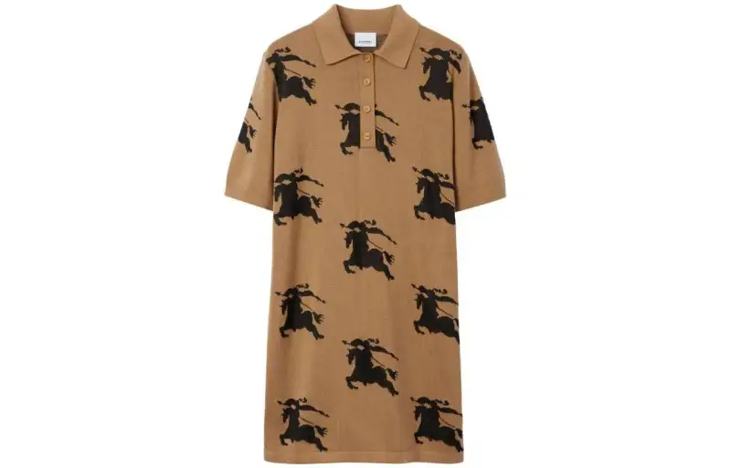 Burberry EKD-print jacquard shirt dress