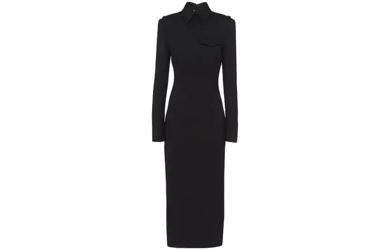 PRADA Long Sleeved Dress Women's Black