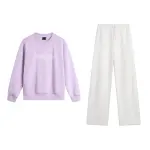 Li Ning Sweatshirt Sets Women's Crew Neck Moderate