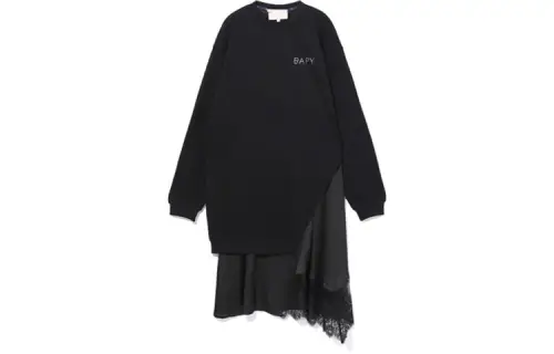A BATHING APE Bape Two Piece Skirt Sets Women's Crew Neck Moderate
