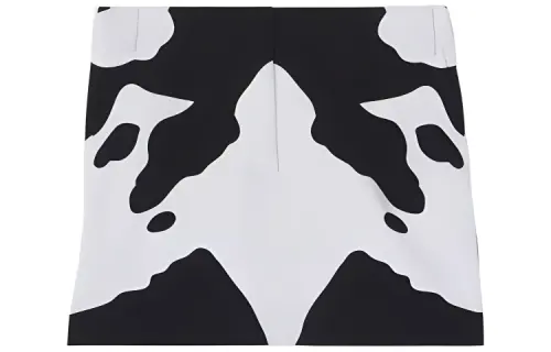 Burberry SS22 Casual Short Skirts Women's Black White