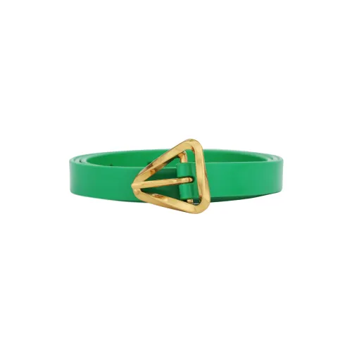 Bottega Veneta Leather Belts Women's Green Width 1.5cm