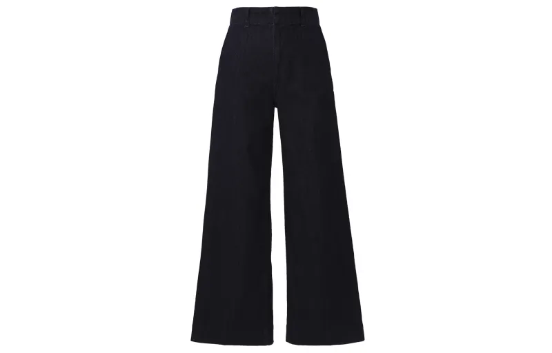 UNIQLO Jeans Women's Navy Blue Moderate Straight Fit Pants