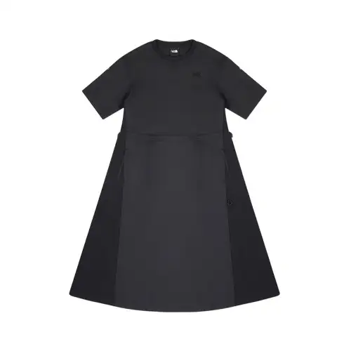 THE NORTH FACE Urban Exploration Short Sleeved Dress Women's Cosmic Black