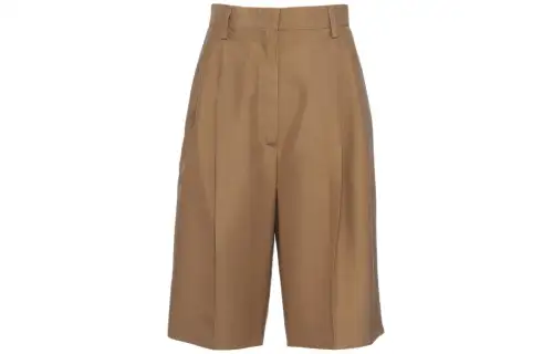 PRADA Silk Bermuda Shorts