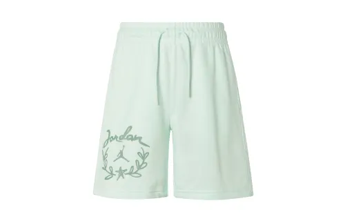 Jordan Brooklyn Fleece Casual Shorts Women's Light Green