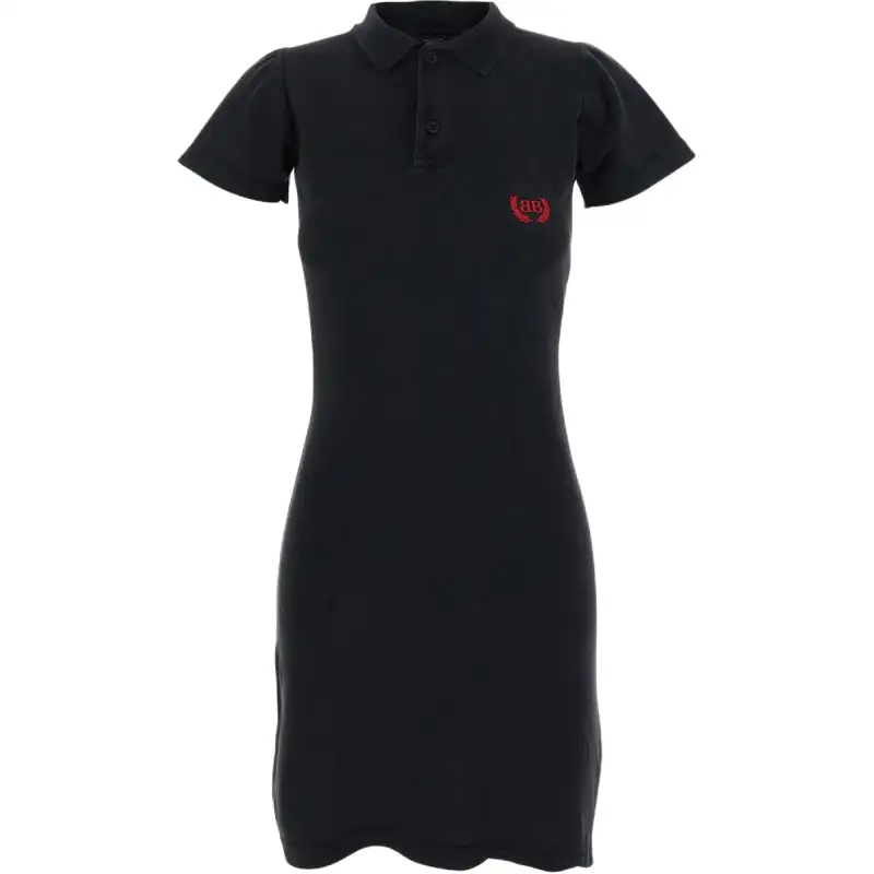 Balenciaga Polo Collar Mini Dress