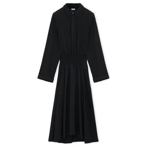 LOEWE FW24 Long Sleeved Dress Women's Black