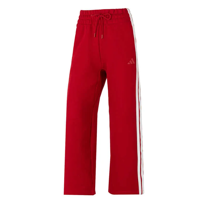 Adidas Sportlife Knitted Sweatpants Women's Red/White