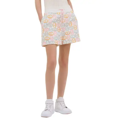 HERMES Casual Shorts Women's Gray White