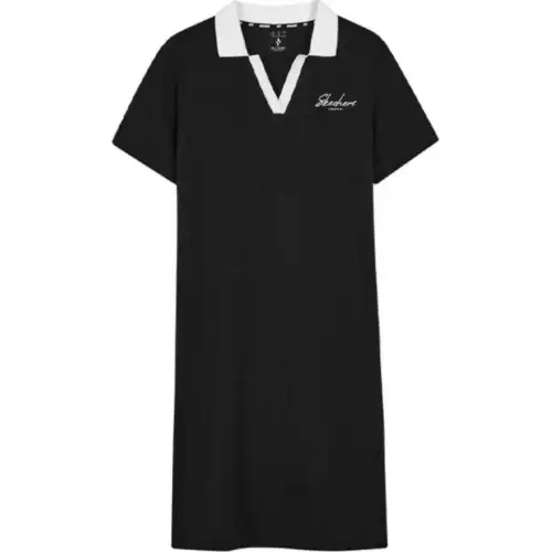 Skechers Short Sleeved Dress Women's Carbon Black