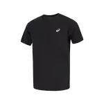 ASICS T Shirts Men's Black Crew Neck Moderate Straight Fit