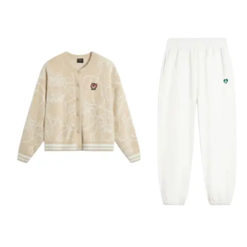 Li Ning Casual Suits Women's Crew Neck Moderate