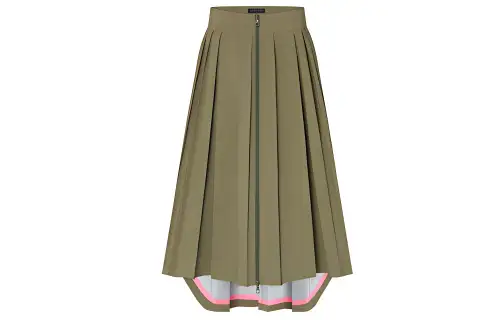 LOUIS VUITTON Casual Long Skirt Women's Brown