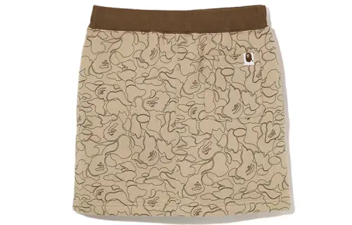 A BATHING APE Head Series Casual Short Skirts Women's Short Bodycon Skirt