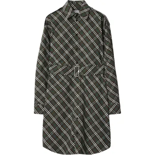 Burberry SS25 Long Sleeved Dress Women's Brown