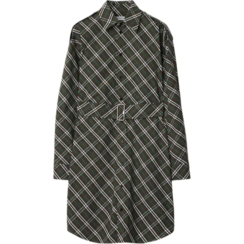 Burberry SS25 Long Sleeved Dress Women's Brown