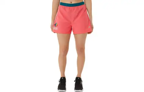 Asics Ready Set 3in Short Color Block Wch Casual Shorts Women's Multicolor