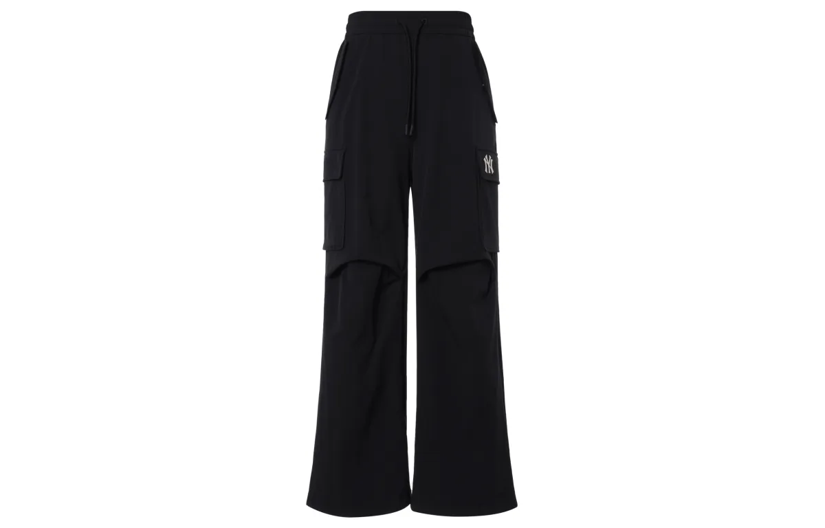 MLB New York Yankees Basic New York Yankees Woven Pants Cargo Pants Women's Black