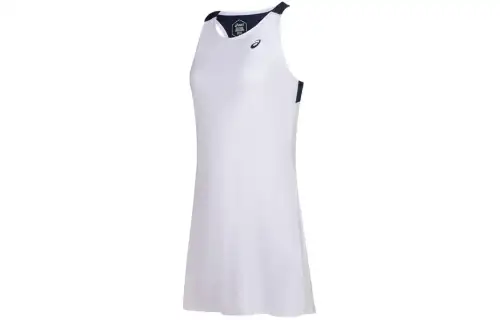 Asics Sleeveless Dress Women's White/Dark Blue